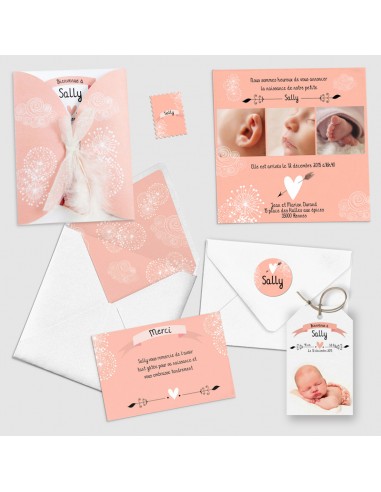 Faire-part Naissance Princesse -...