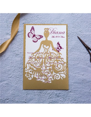 Faire-part Mariage Robe de Princesse... Faire-part Mariage Robe de Princesse...