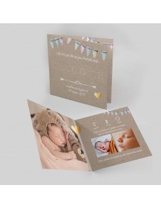 Faire-part Naissance Points...