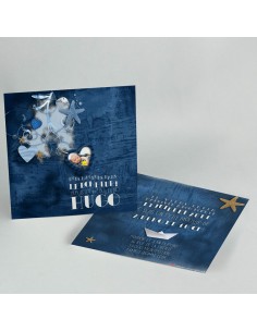 Faire-part Naissance Mer -...