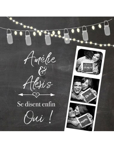 Faire-part Mariage Double Ardoise... Faire-part Mariage Double Ardoise...