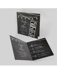 Faire-part Mariage Double...