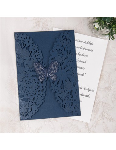 Faire-part Mariage dentelle Papillon... Faire-part Mariage dentelle Papillon...