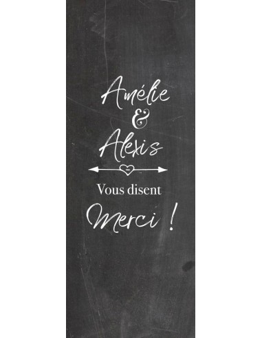 Remerciements Mariage Ardoise... Remerciements Mariage Ardoise...