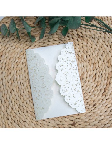 Faire-part mariage Dentelle Vintage... Faire-part mariage Dentelle Vintage...