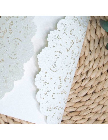 Faire-part mariage Dentelle Vintage... Faire-part mariage Dentelle Vintage...