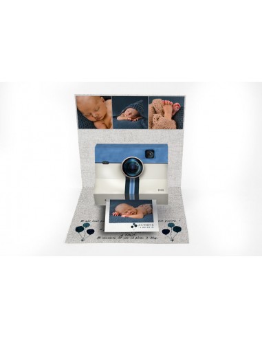 Faire-part Naissance Pop Up Polaroid... Faire-part Naissance Pop Up Polaroid...