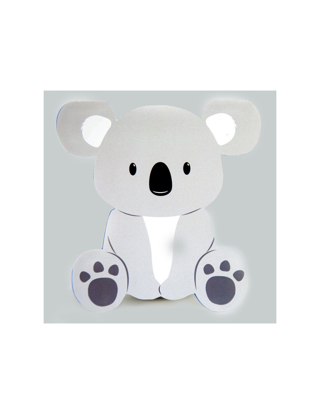 Faire-Part Naissance Fille Koala Rose