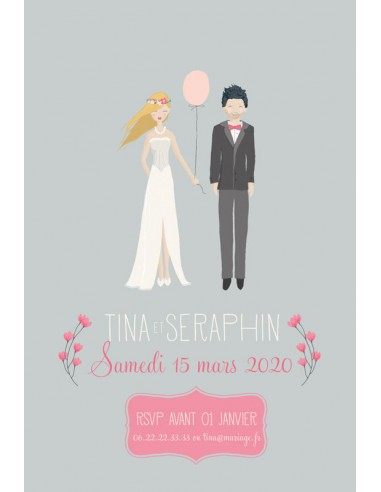 Faire-part Mariage Illustration... Faire-part Mariage Illustration...