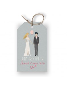 Etiquette Mariage...