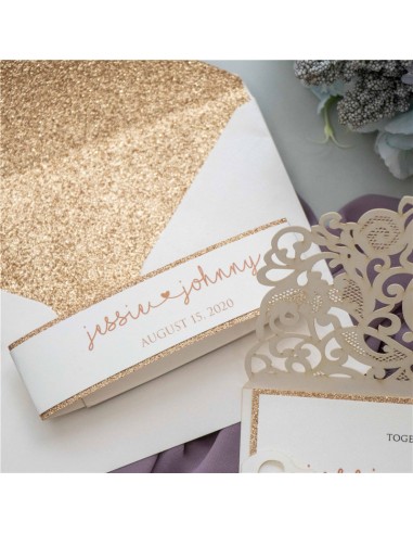 Faire-part Mariage Pochette Elégante... Faire-part Mariage Pochette Elégante...