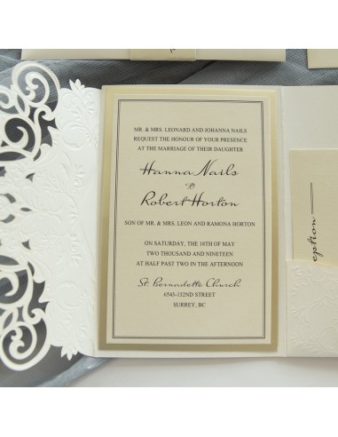 Faire-part Mariage Pocketfolder... Faire-part Mariage Pocketfolder...