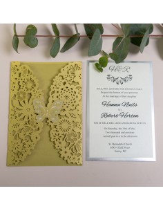 Faire-part Mariage dentelle... 2