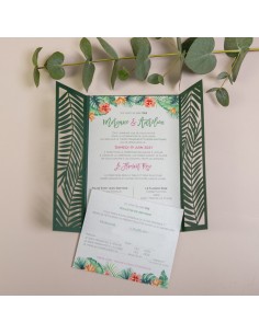 Faire-part mariage Exotique... 2