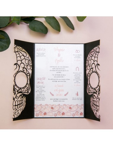 Faire-part Mariage Día de Muertos  -... Faire-part Mariage Día de Muertos  -...