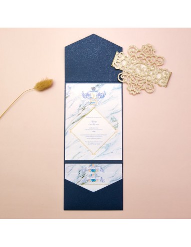 Faire-part Mariage Pocketfolder avec...