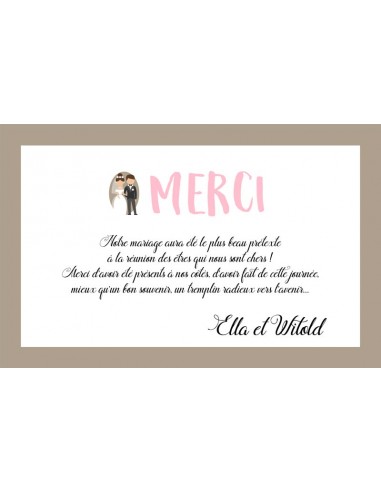 Remerciements Romantique - Collection... Remerciements Romantique - Collection...