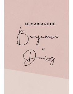 Étiquette mariage nude - Daisy 2
