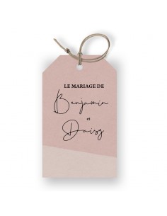 Étiquette mariage nude - Daisy