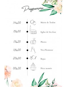 Carton Programme Floral -... 2