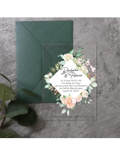 Faire-Part Mariage Plexi...