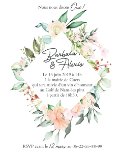 Faire-Part Mariage Plexi... 2