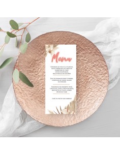 Menu Mariage Herbe de la...