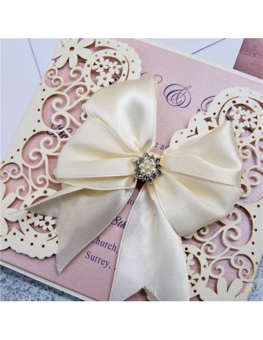 Faire-part Mariage dentelle papier...
