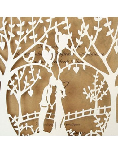 Faire-part mariage pochette laser... Faire-part mariage pochette laser...