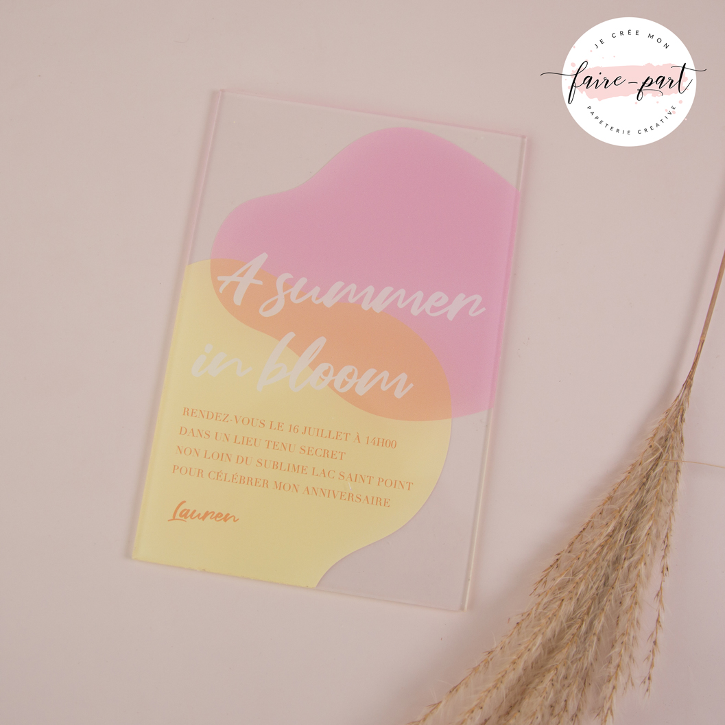 Invitatation annivesaire