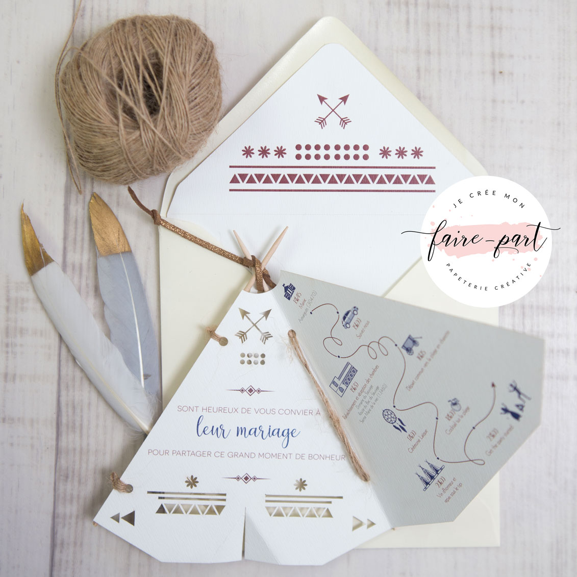 Je Cree Mon Faire Part : faire-part naissance & mariage sur mesure